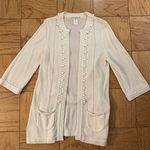 Nanette Lepore Beaded Cardigan